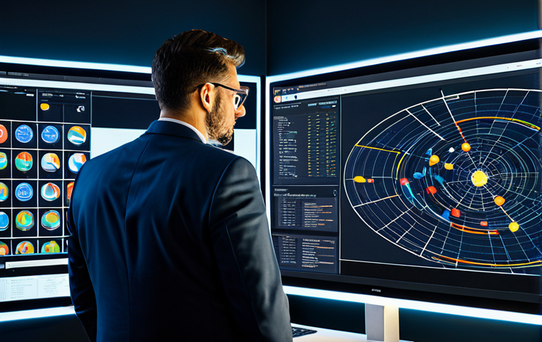 **

"A professional IT consultant in a modern office in Madrid, wearing a modest business suit, analyzing network diagrams on a large screen, fully clothed, safe for work, appropriate content, perfect anatomy, natural proportions, professional lighting, high quality"

**